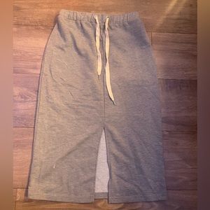 midi skin tight skirt